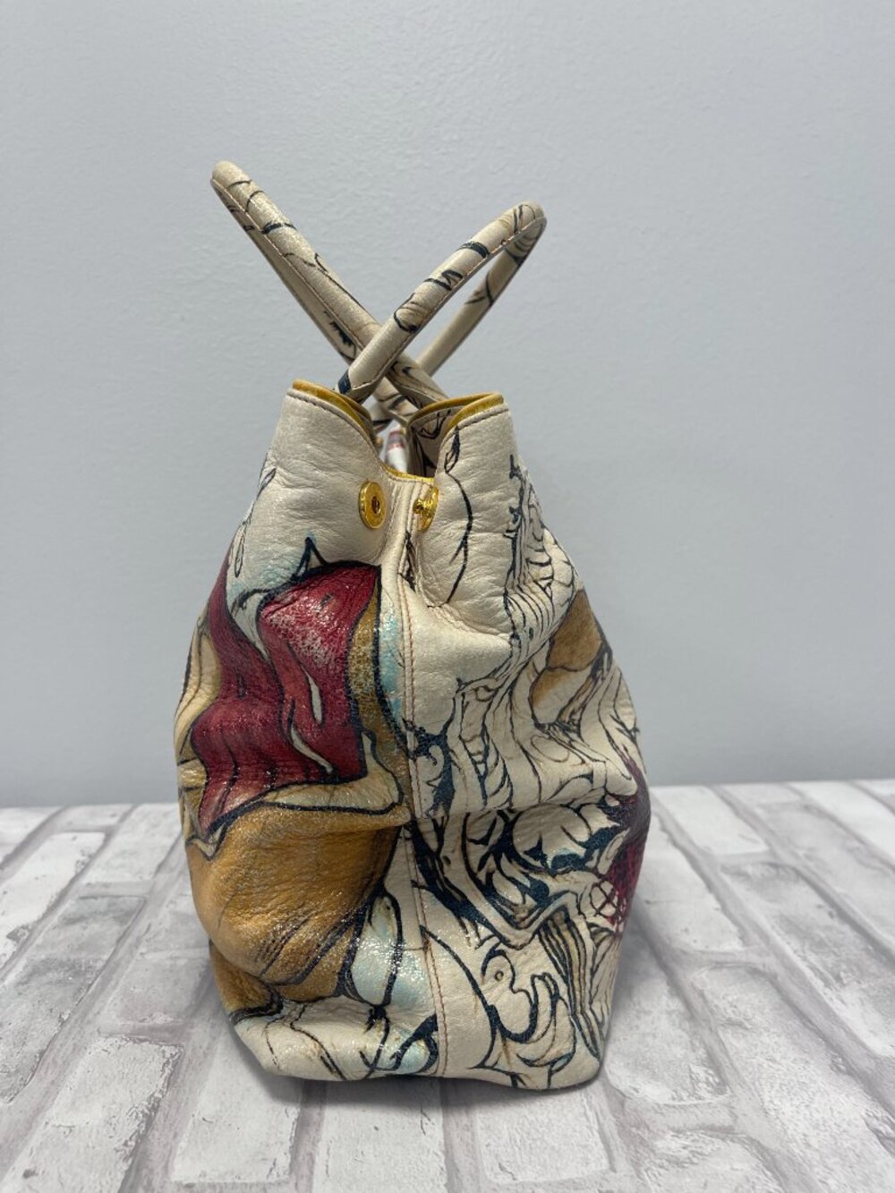 Prada x James Jean Cervo Lux Fairy Tote - RARE & UNIQUE - Preowned - Picture 10 of 16